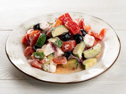 Как приготовить греческий салат рецепт с креветками