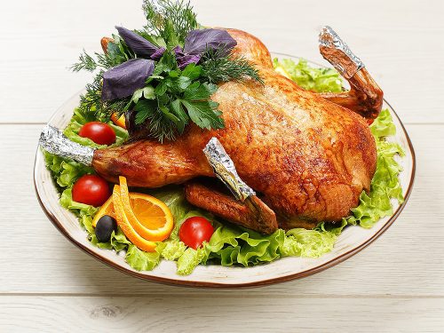 Утка запеченная с яблоками и черносливом (шт.)