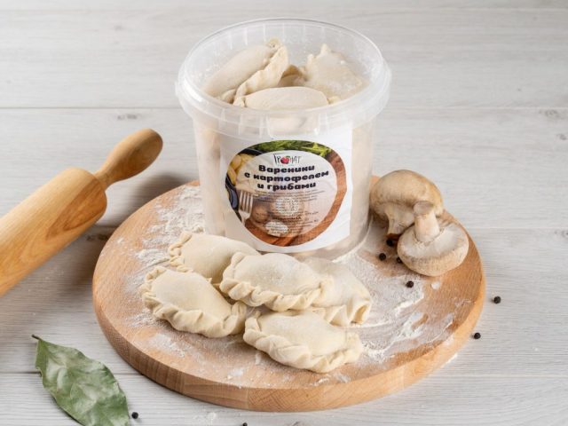Вареники с картошкой и грибами