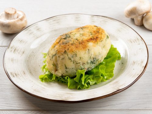 Зразы картофельные с грибами