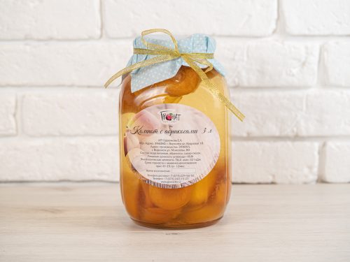 Компот абрикосовый 3л