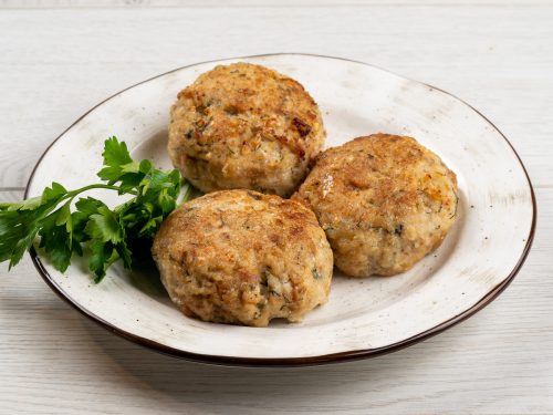 Котлеты рыбные из палтуса и трески