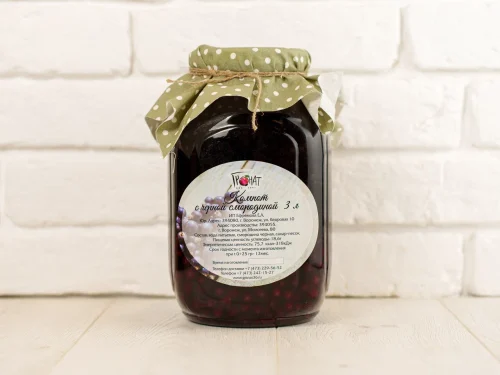 Компот из черной смородины3л