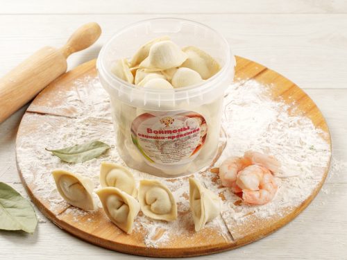 Вонтоны свинина креветка