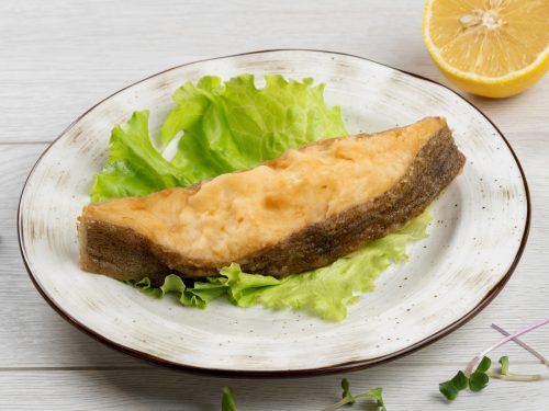 Палтус жареный