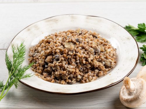 Гречневая каша с грибами