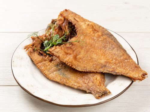 Камбала жареная