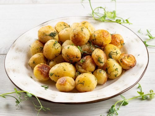 Картофель молодой обжареный