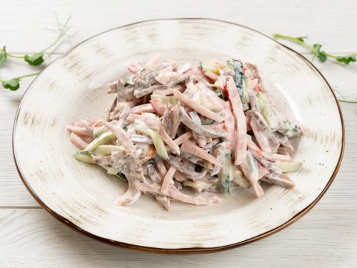 Слойка с ветчиной и сыром