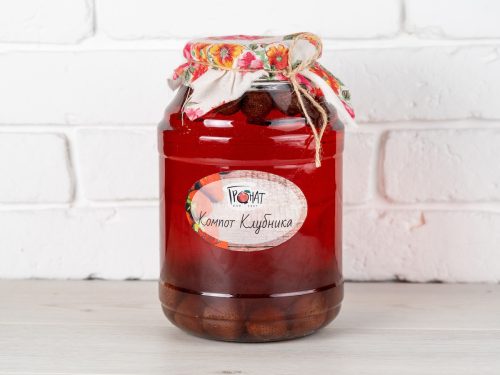 Компот клубничный 3л