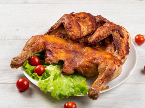 Цыплята-табака жареные