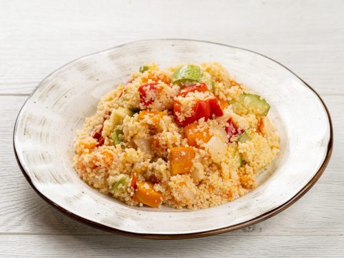 Кус-кус с кабачком и болгарским перцем