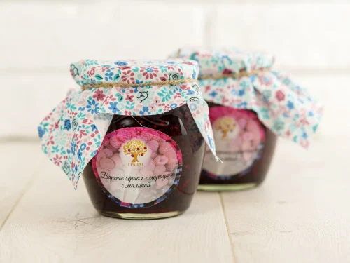 Варенье черная смородина с малиной500г