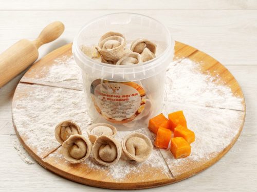 Пельмени Веган с тыквой