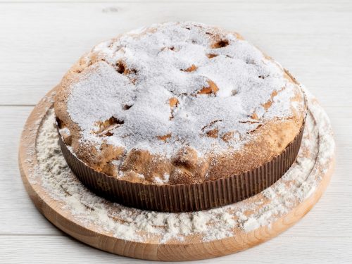 Шарлотка с яблоком