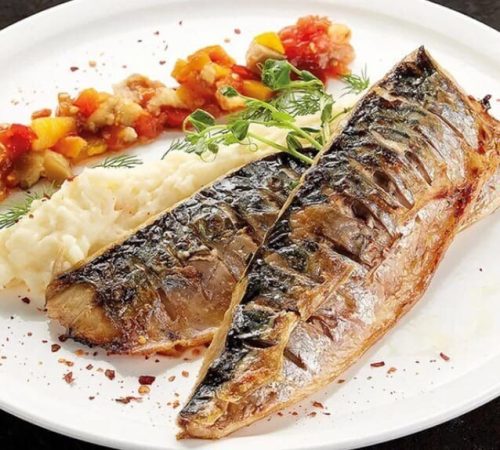 Скумбрия на мангале.